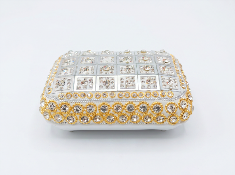 Customized Kashmiri traditional Soap Case Silver