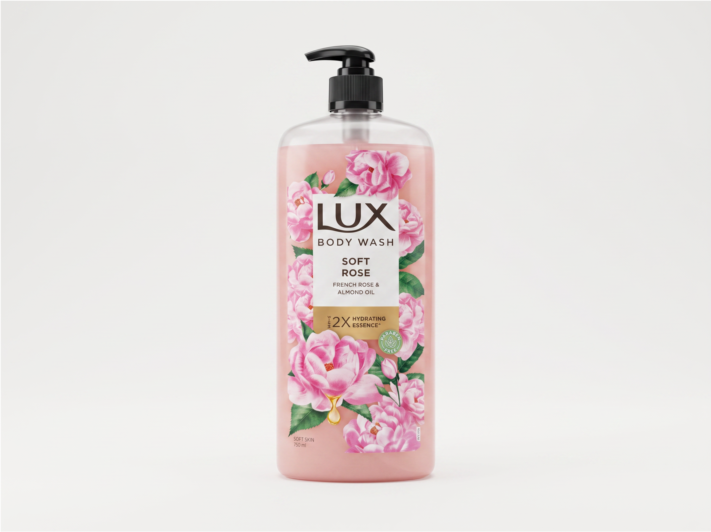 Lux Soft Rose Body Wash 750ml
