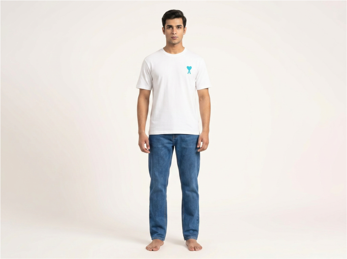 White T-shirt for Men