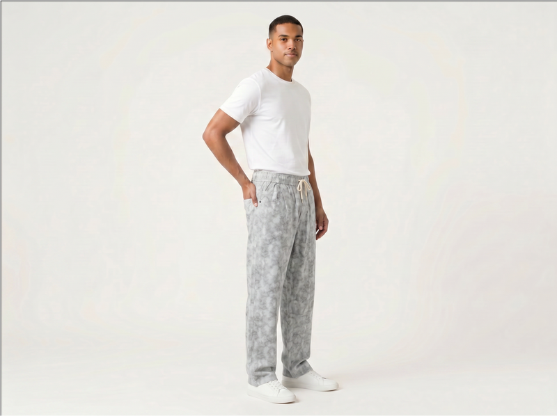 H&M Linen Print Lower for Men