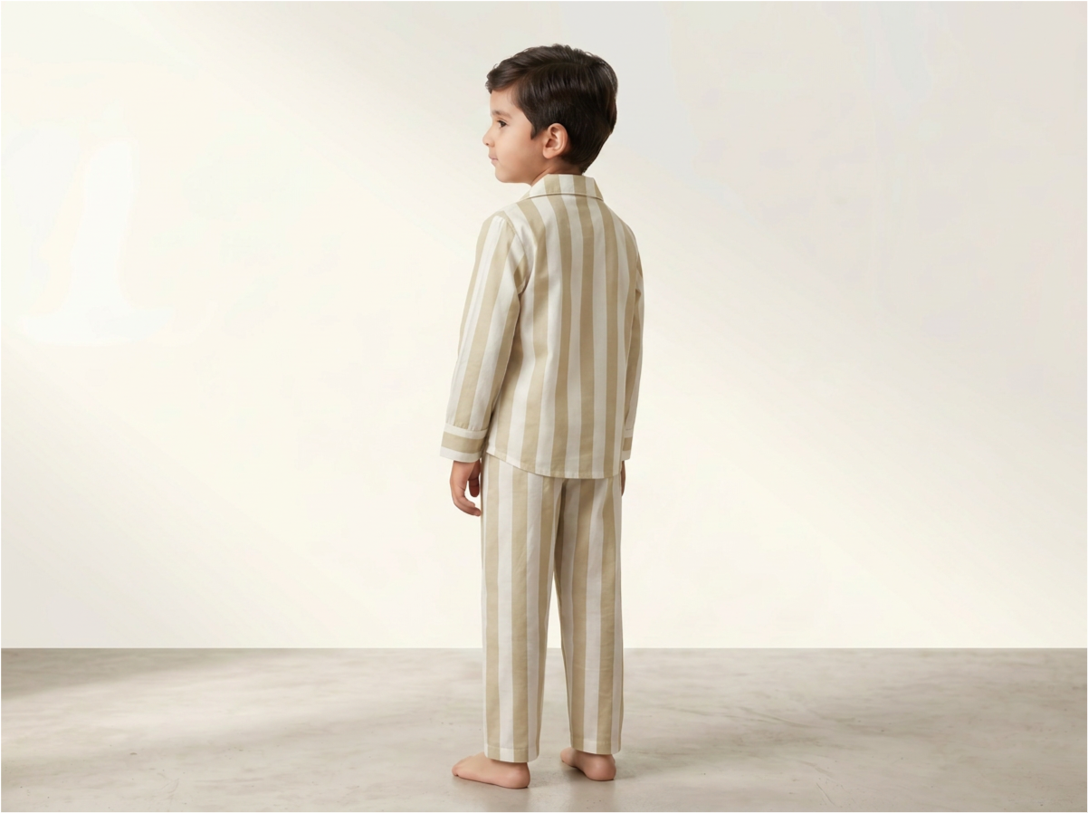 Beige Nightsuit for kids