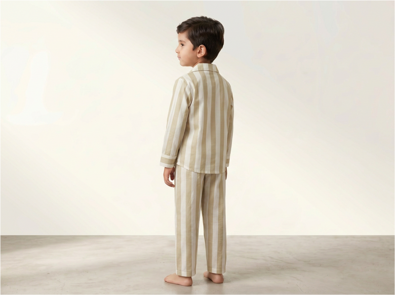 Beige Nightsuit for kids